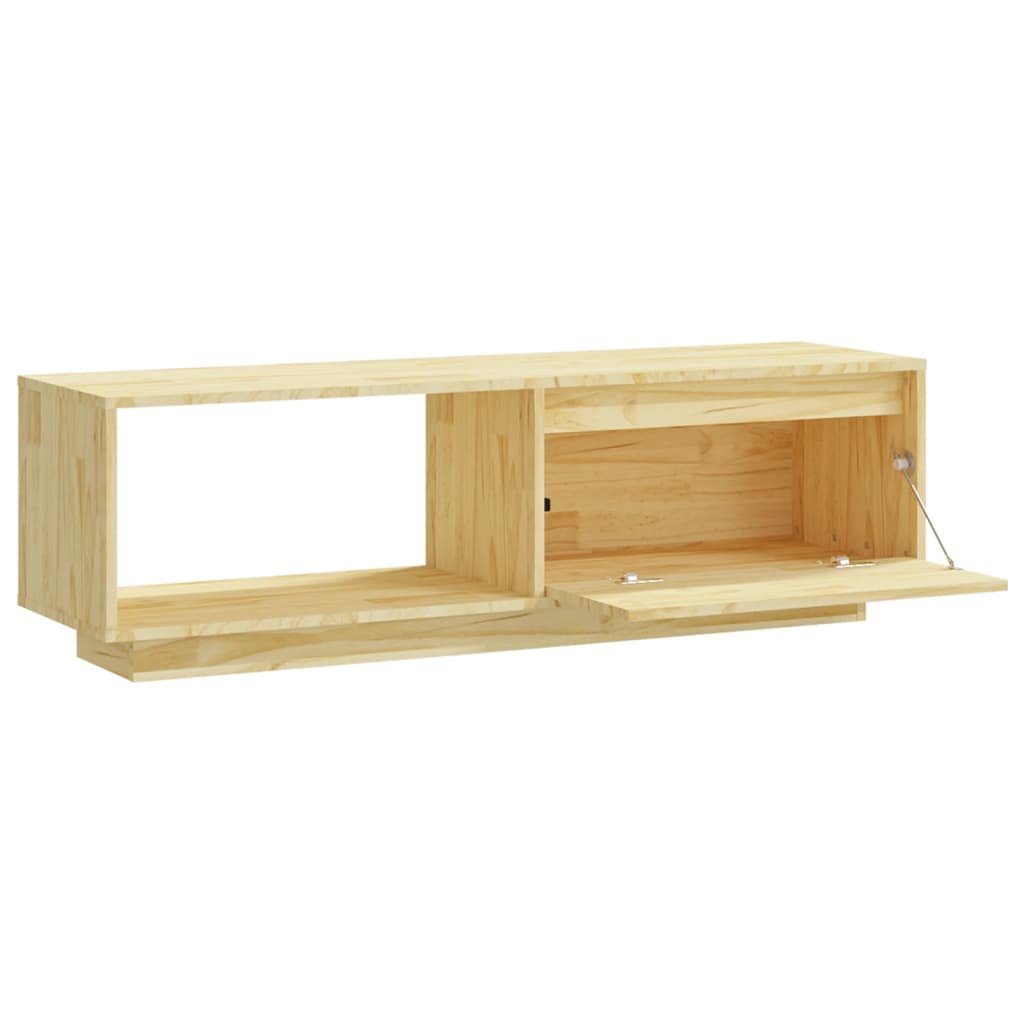 TV-Schrank 110x30x33,5 cm Massivholz Kiefer - Pazzar.ch