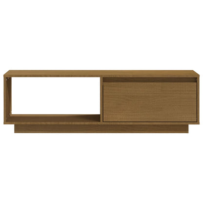 TV-Schrank Honigbraun 110x30x33,5 cm Massivholz Kiefer - Pazzar.ch