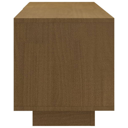 TV-Schrank Honigbraun 110x30x33,5 cm Massivholz Kiefer - Pazzar.ch