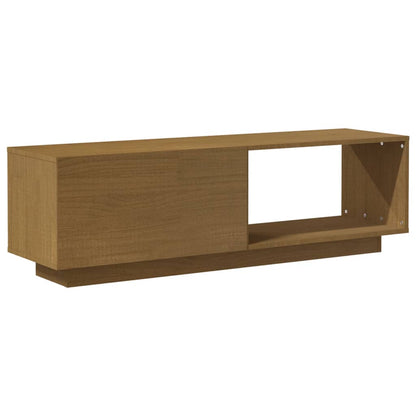 TV-Schrank Honigbraun 110x30x33,5 cm Massivholz Kiefer - Pazzar.ch