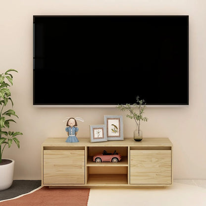 TV-Schrank 110x30x40 cm Massivholz Kiefer - Pazzar.ch