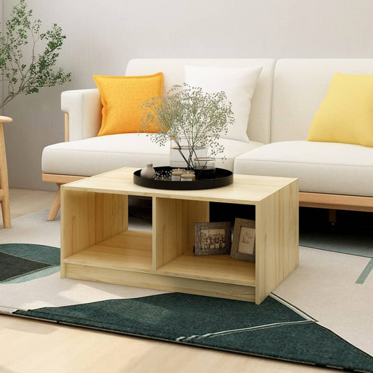 Couchtisch 75x50x33,5 cm Massivholz Kiefer - Pazzar.ch