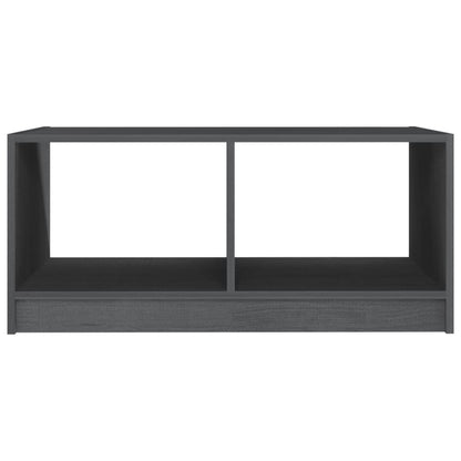 Couchtisch Grau 75x50x33,5 cm Massivholz Kiefer - Pazzar.ch