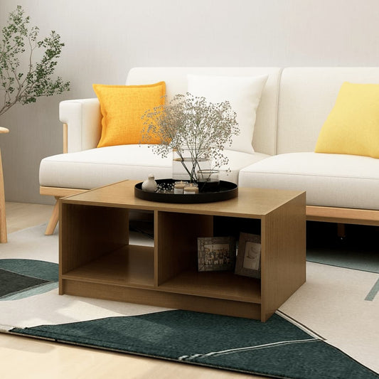 Couchtisch Honigbraun 75x50x33,5 cm Massivholz Kiefer - Pazzar.ch