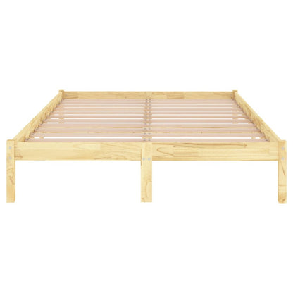 Massivholzbett Kiefernholz 200x200 cm - Pazzar.ch