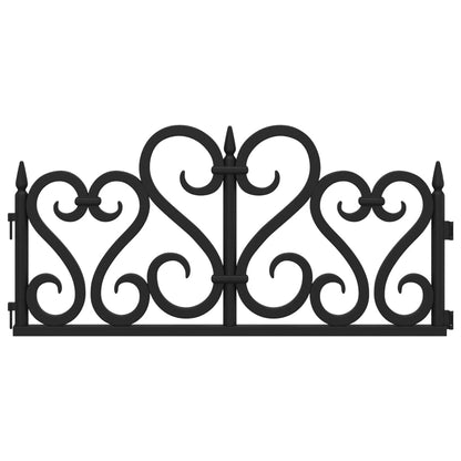Rasenkanten 17 Stk. Schwarz 10 m PP - Pazzar.ch