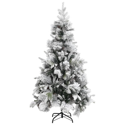 Weihnachtsbaum mit Zapfen Beschneit 225 cm PVC & PE - Pazzar.ch
