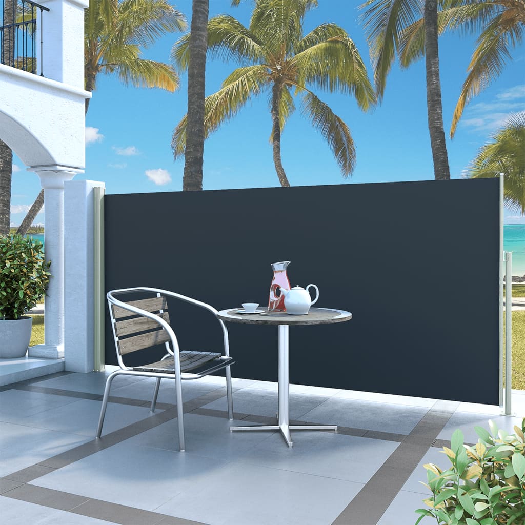 Seitenmarkise Ausziehbar 140x300 cm Schwarz - Pazzar.ch