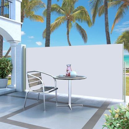 Seitenmarkise Ausziehbar 140x300 cm Creme - Pazzar.ch