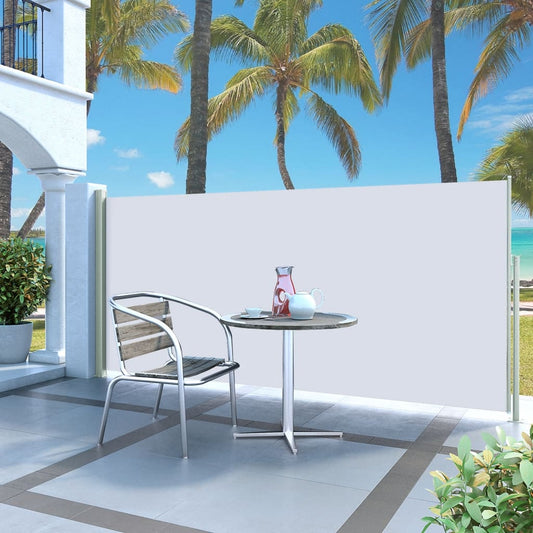 Seitenmarkise Ausziehbar 140x300 cm Creme - Pazzar.ch