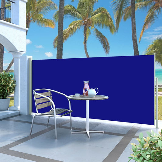 Seitenmarkise Ausziehbar 140x300 cm Blau - Pazzar.ch