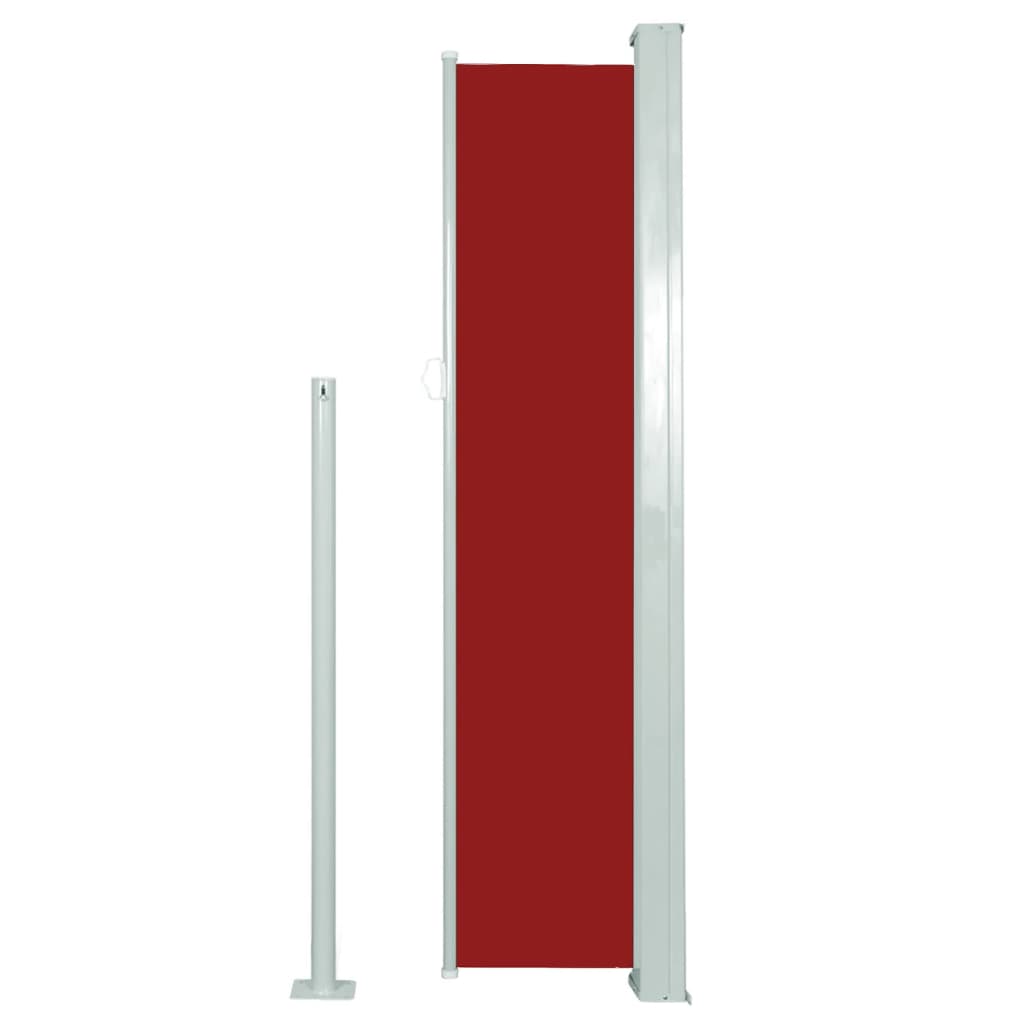 Seitenmarkise Ausziehbar 140x300 cm Rot - Pazzar.ch