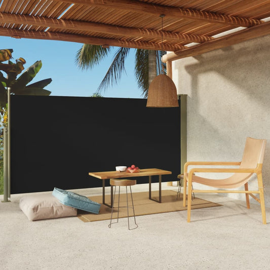 Seitenmarkise Ausziehbar 160x300 cm Schwarz - Pazzar.ch