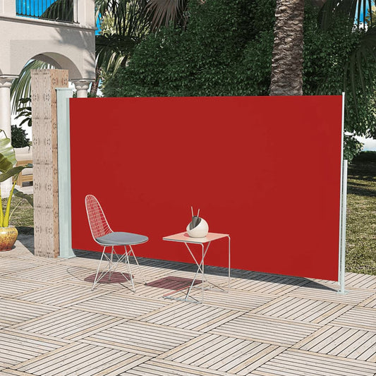 Seitenmarkise Ausziehbar 160x300 cm Rot - Pazzar.ch