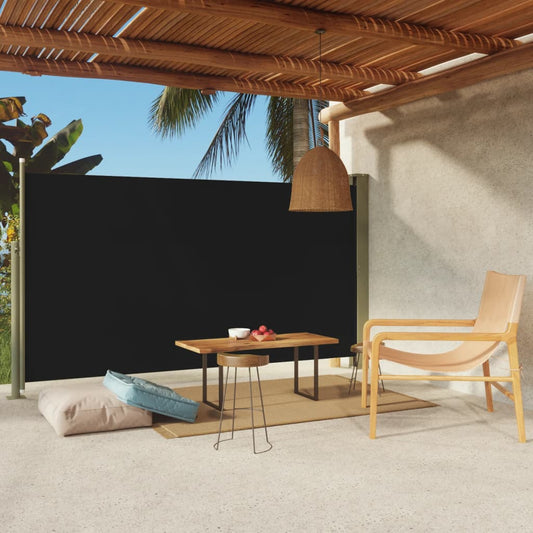 Seitenmarkise Ausziehbar 170x300 cm Schwarz - Pazzar.ch