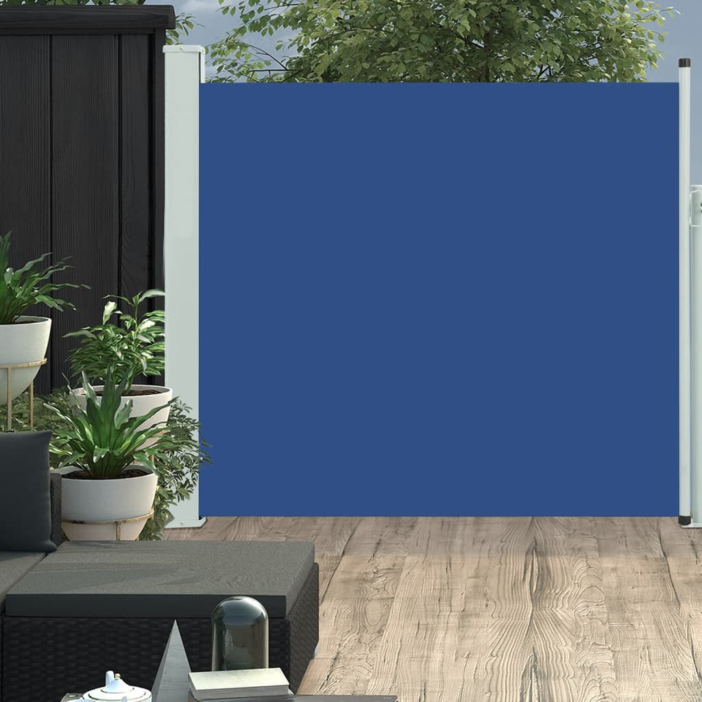 Seitenmarkise Ausziehbar 170x300 cm Blau - Pazzar.ch