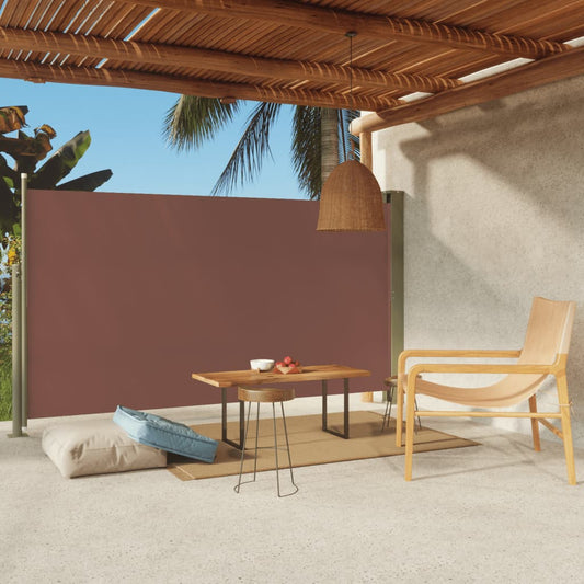 Seitenmarkise Ausziehbar 170x300 cm Braun - Pazzar.ch