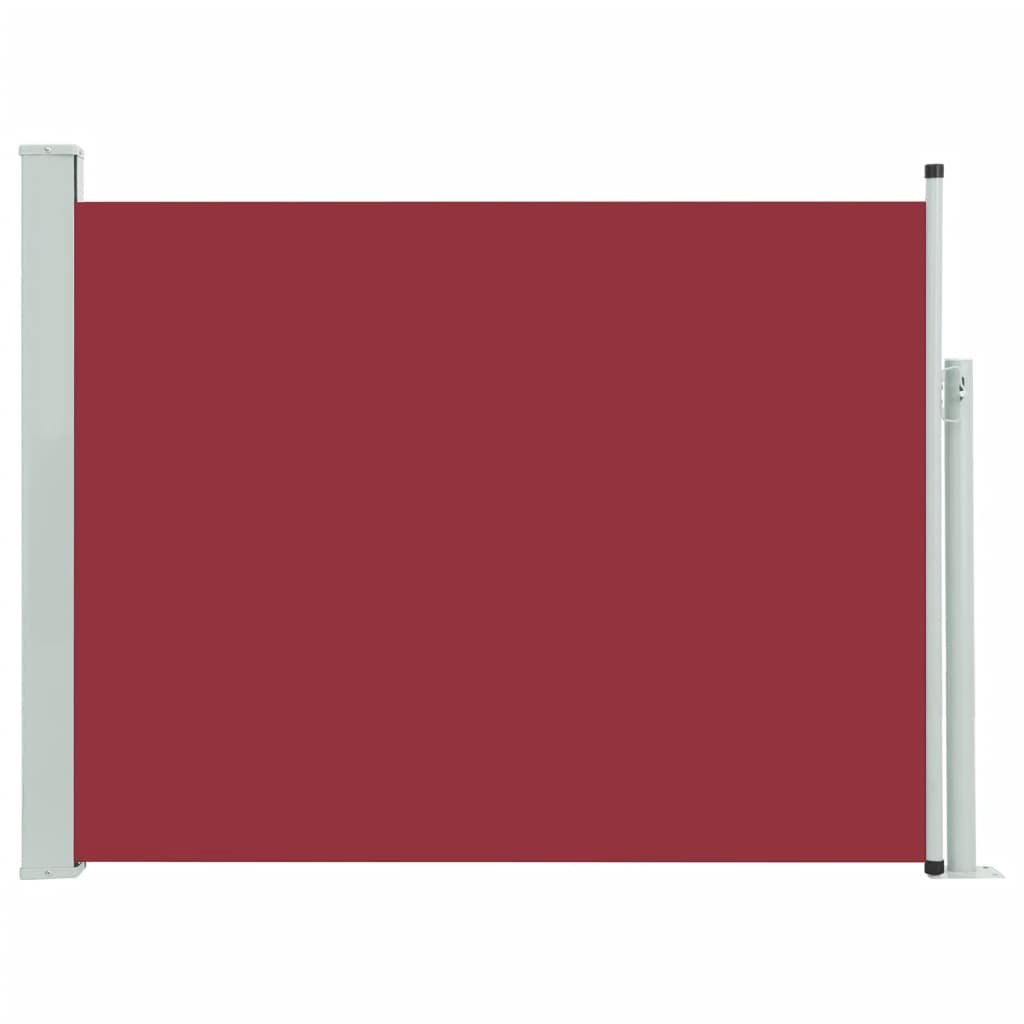Seitenmarkise Ausziehbar 140x500 cm Rot - Pazzar.ch