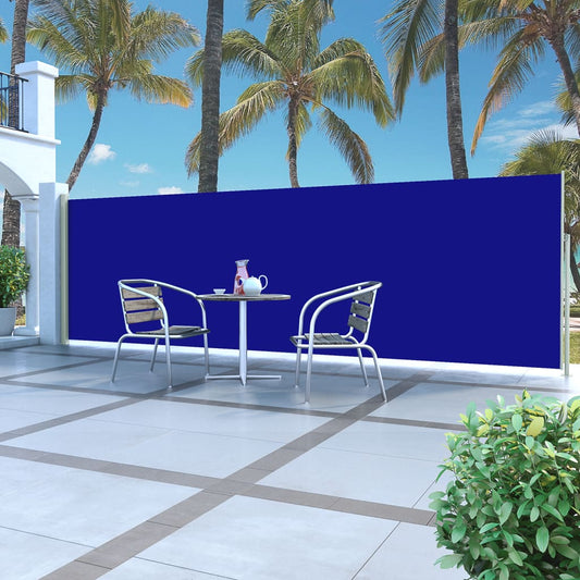 Seitenmarkise Ausziehbar 160x500 cm Blau - Pazzar.ch
