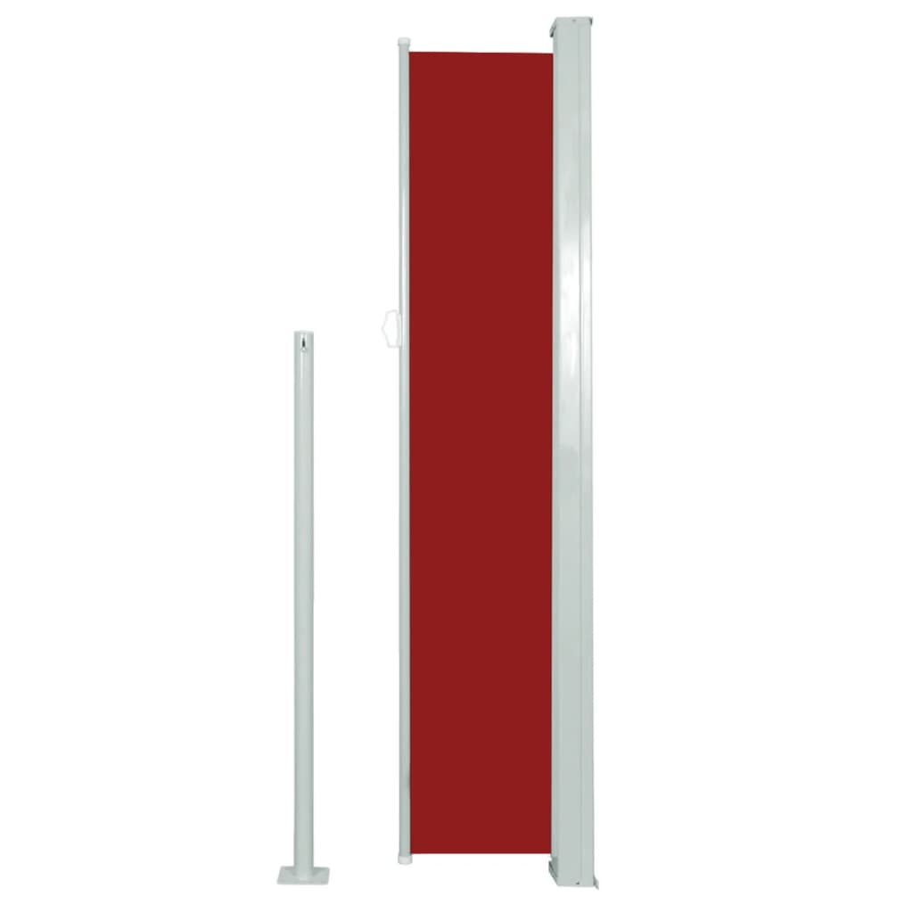 Seitenmarkise Ausziehbar 160x500 cm Rot - Pazzar.ch