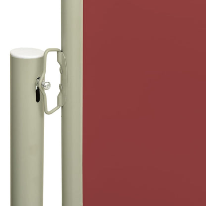 Seitenmarkise Ausziehbar 140x600 cm Rot - Pazzar.ch