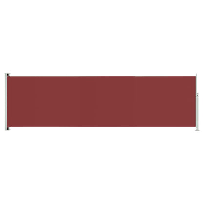 Seitenmarkise Ausziehbar 180x600 cm Rot - Pazzar.ch