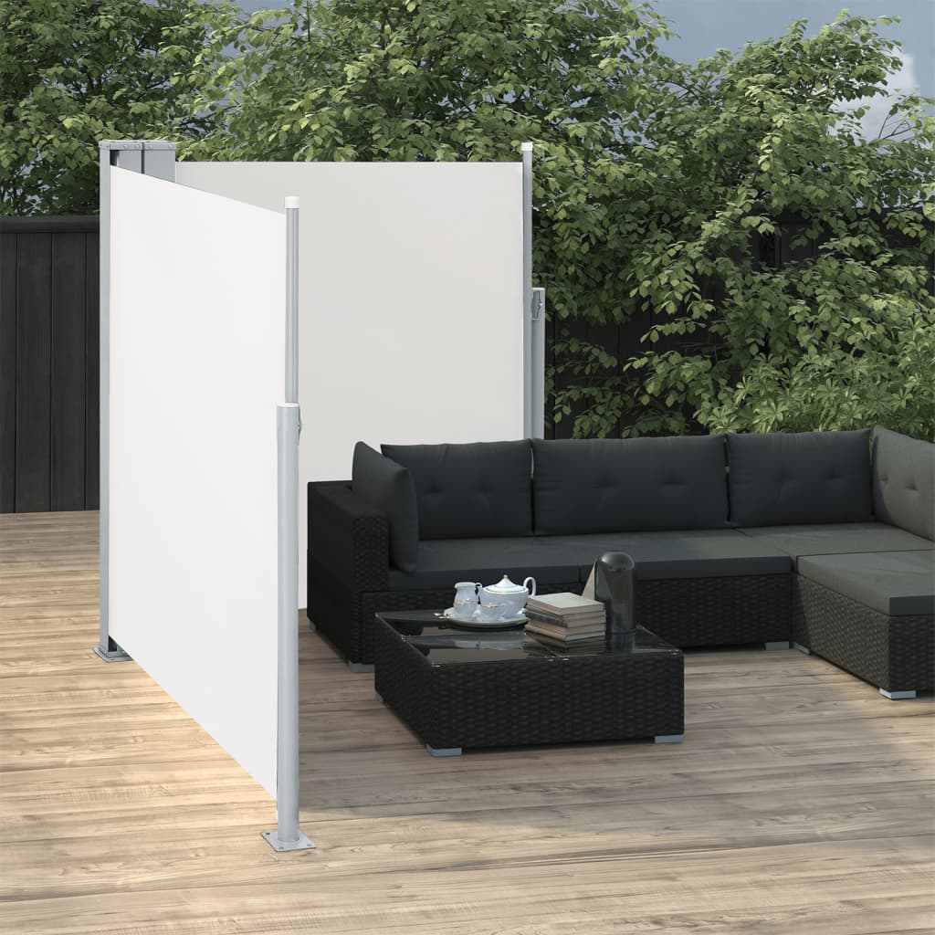 Seitenmarkise Ausziehbar Creme 140x600 cm - Pazzar.ch