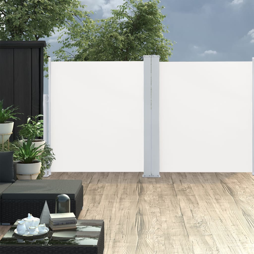 Seitenmarkise Ausziehbar Creme 140x600 cm - Pazzar.ch
