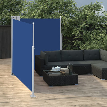 Seitenmarkise Ausziehbar Blau 140x600 cm - Pazzar.ch