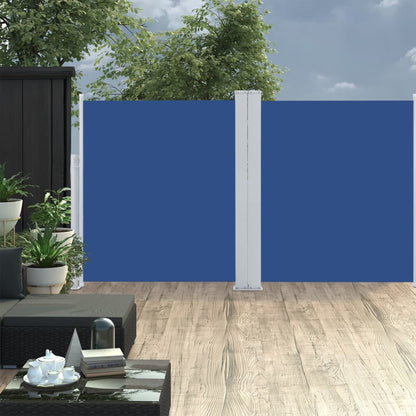 Seitenmarkise Ausziehbar Blau 140x600 cm - Pazzar.ch