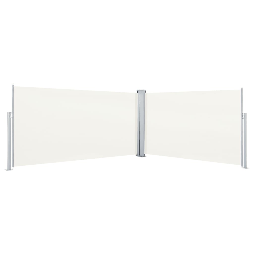 Seitenmarkise Ausziehbar Creme 160x600 cm