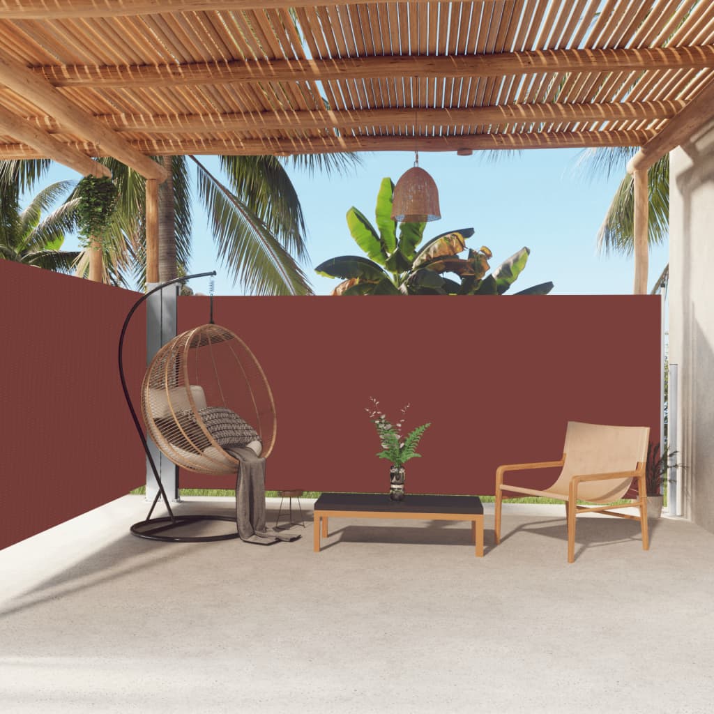 Seitenmarkise Ausziehbar Braun 160x600 cm - Pazzar.ch