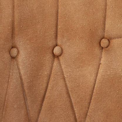 Ohrensessel Braun Canvas - Pazzar.ch