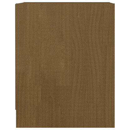 Nachttische 2 Stk. Honigbraun 35,5x33,5x41,5 Massivholz Kiefer - Pazzar.ch
