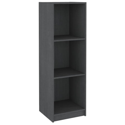 Bücherregal/Raumteiler Grau 36x33x110 cm Massivholz Kiefer - Pazzar.ch