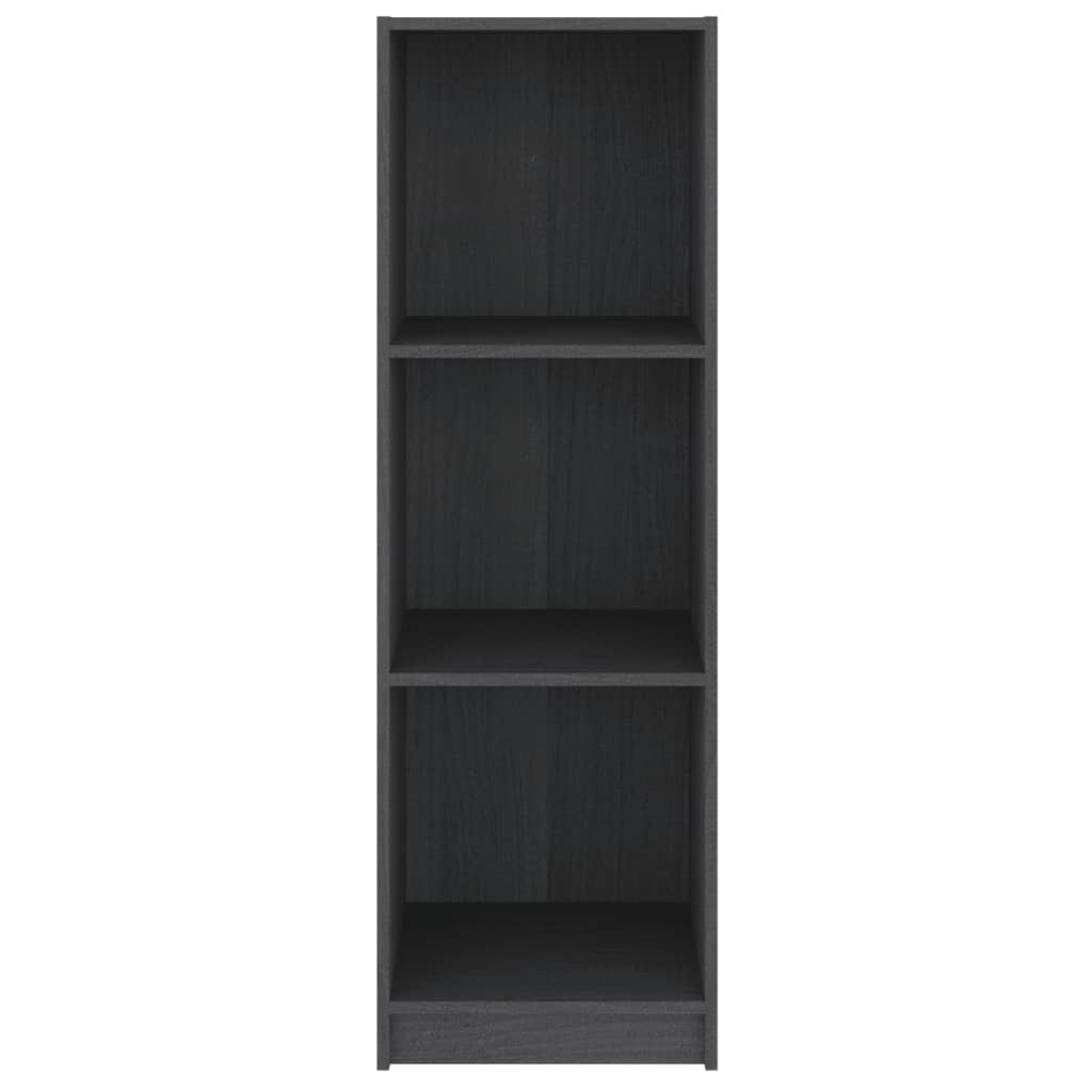 Bücherregal/Raumteiler Grau 36x33x110 cm Massivholz Kiefer - Pazzar.ch