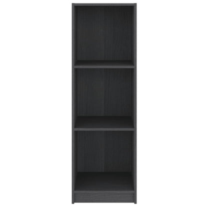 Bücherregal/Raumteiler Grau 36x33x110 cm Massivholz Kiefer - Pazzar.ch