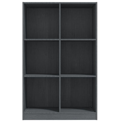 Bücherregal Grau 70x33x110 cm Massivholz Kiefer - Pazzar.ch