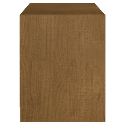 TV-Schrank Honigbraun 104x33x41 cm Massivholz Kiefer - Pazzar.ch