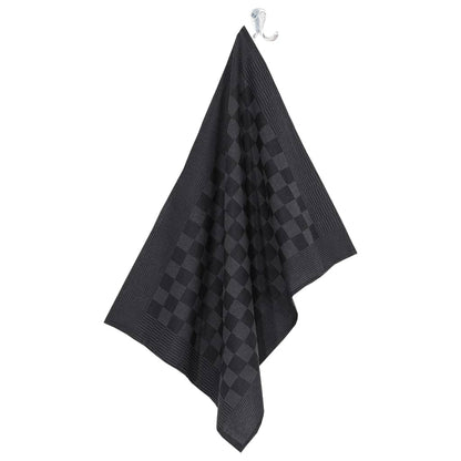 10-tlg. Handtuch-Set Schwarz und Grau Baumwolle - Pazzar.ch