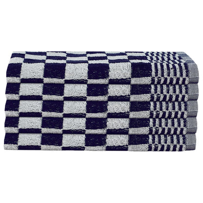 10-tlg. Handtuch-Set Blau und Weiß Baumwolle - Pazzar.ch