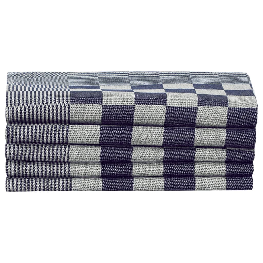 20-tlg. Handtuch-Set Blau und Weiß Baumwolle - Pazzar.ch