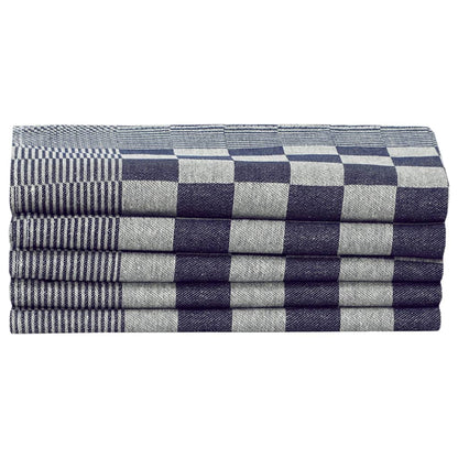 20-tlg. Handtuch-Set Blau und Weiß Baumwolle - Pazzar.ch