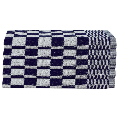 20-tlg. Handtuch-Set Blau und Weiß Baumwolle - Pazzar.ch