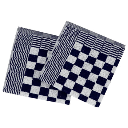 20-tlg. Handtuch-Set Blau und Weiß Baumwolle - Pazzar.ch