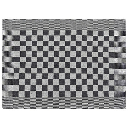 10-tlg. Handtuch-Set Schwarz und Weiß Baumwolle - Pazzar.ch