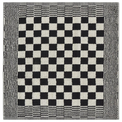 10-tlg. Handtuch-Set Schwarz und Weiß Baumwolle - Pazzar.ch