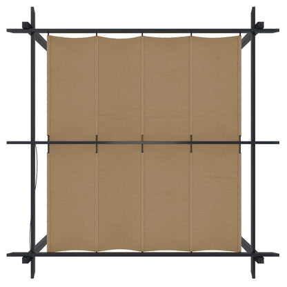 Pavillon mit Ausziehbarem Dach 3x3 m Taupe - Pazzar.ch