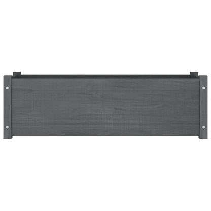 Pflanzkübel Grau 100x31x31 cm Massivholz Kiefer - Pazzar.ch