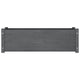 Pflanzkübel Grau 100x31x31 cm Massivholz Kiefer